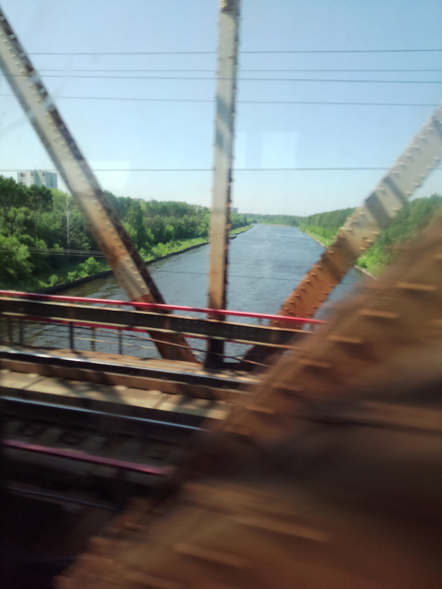 Фото автора . На электричке снова