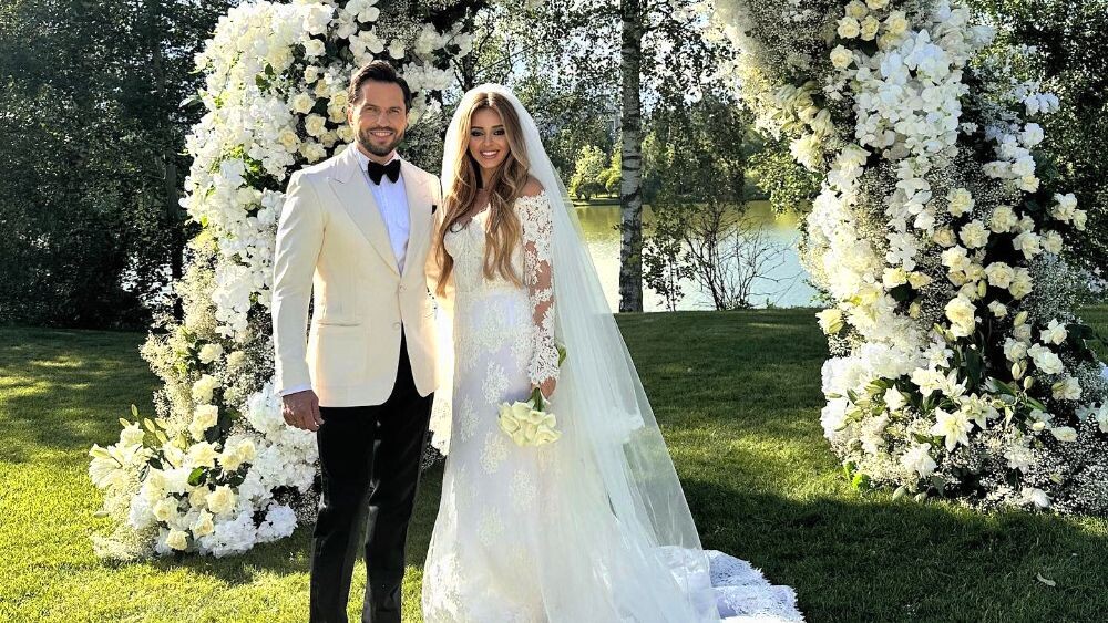 Свадьба Александра и Анжелики была очень красивой