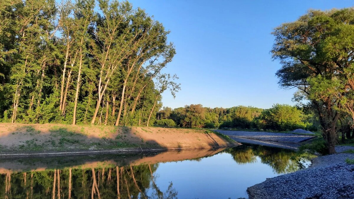 Фото мое. Речка Кривец, 2022 год. 