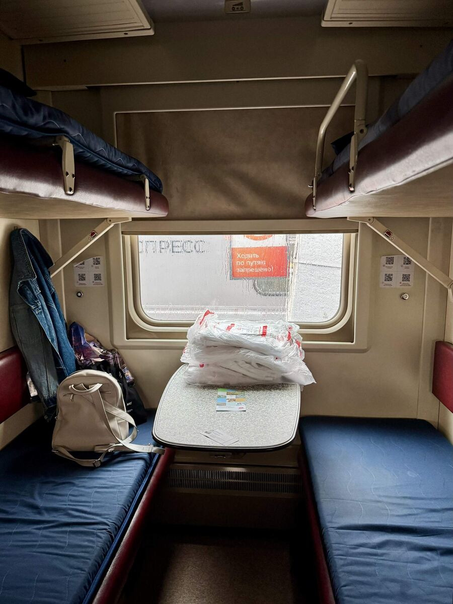 Листайте карусель, чтобы увидеть как выглядит современный плацкартный вагон