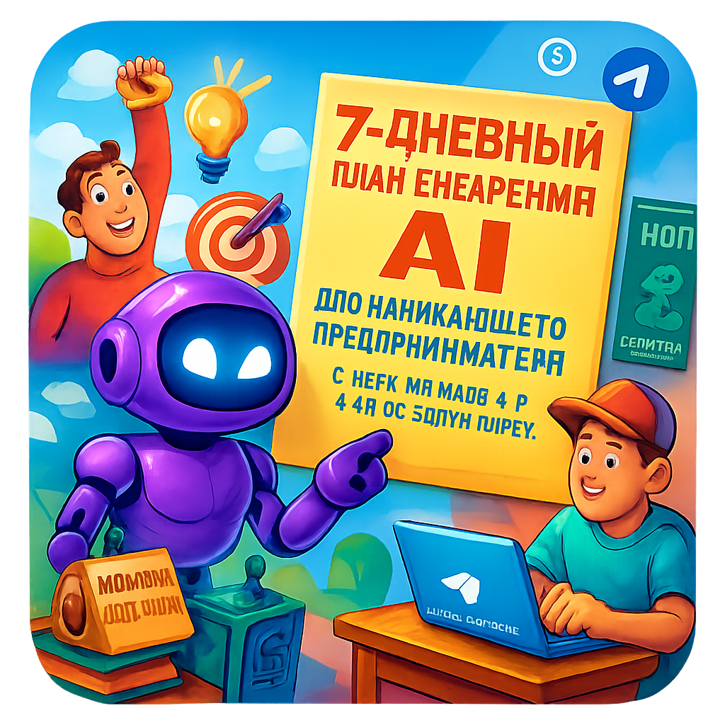    7 Дней до Успеха: Эффективный План Внедрения ИИ для Начинающих Предпринимателей Дмитрий Попов | Comandos.ai