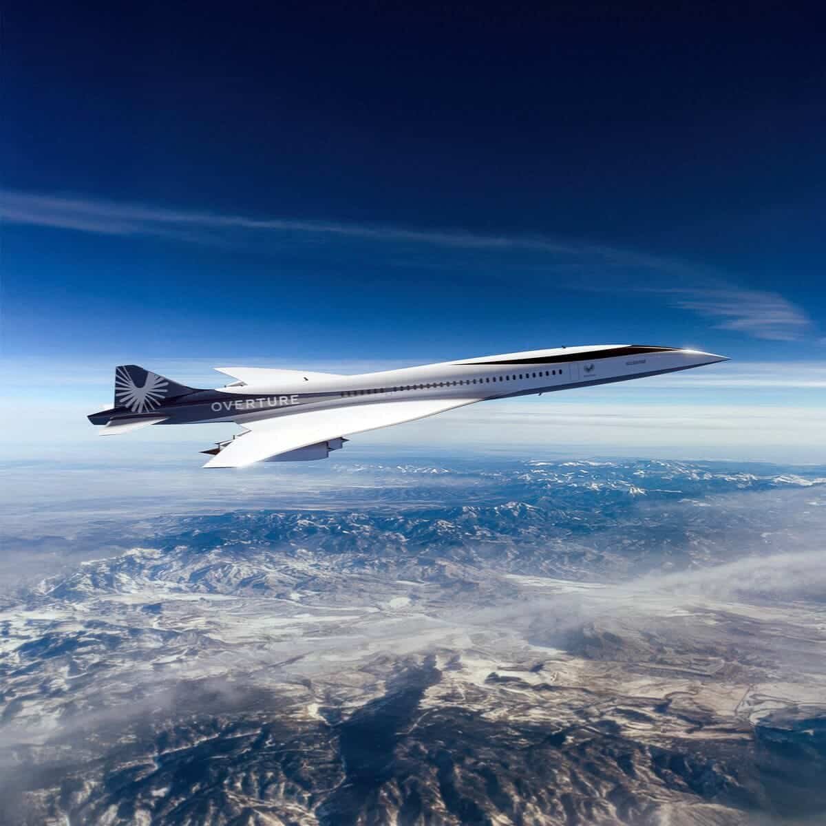    Рендер сверхзвукового самолета Overture / © Boom Supersonic