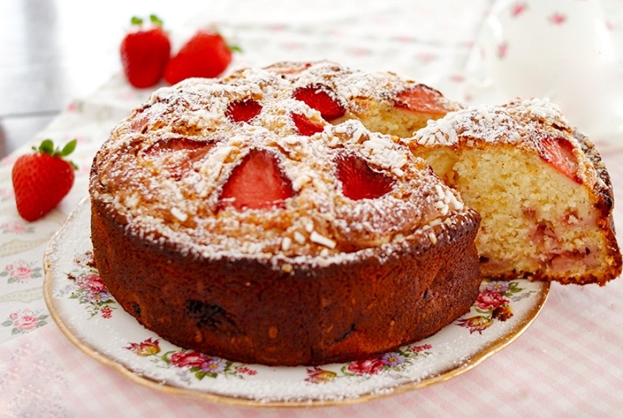 Выпечка с творогом.