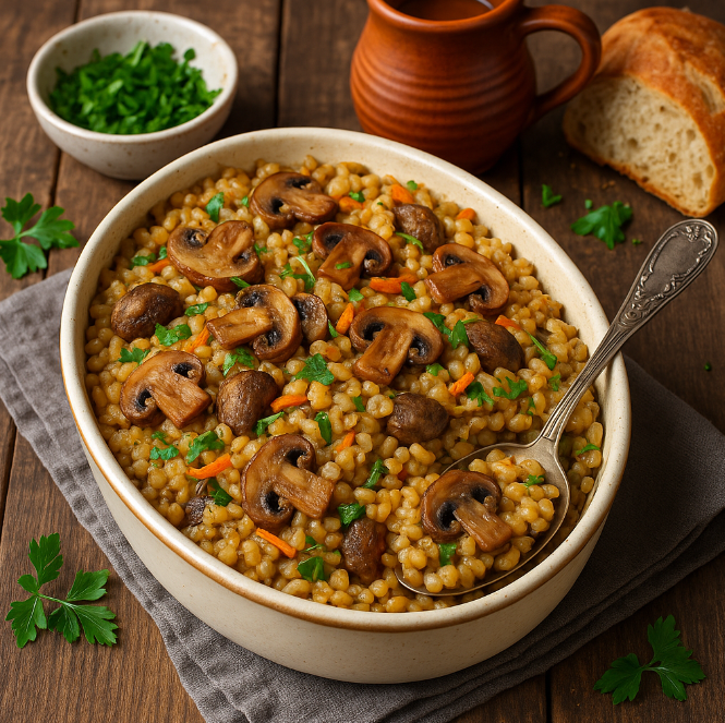 Перловка с грибами в духовке рецепты от Дарики