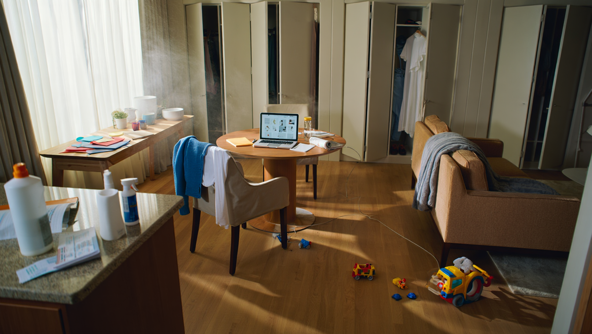 Как суматоха работы и забот приводит к чувству “вечной уборки” и усталости от быта.