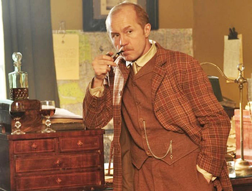 Андрей Панин в сериале "Шерлок Холмс", 2013