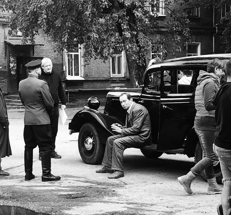 Константин Хабенский на съёмках