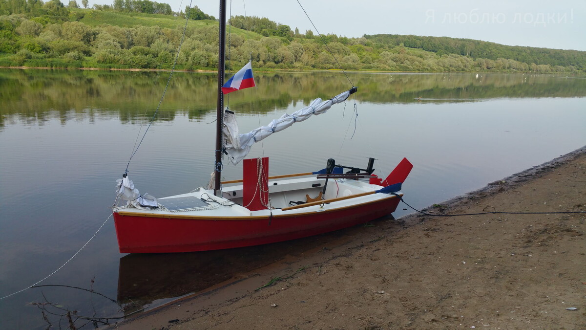 Долина реки. Тот редкий момент, когда ветер был против течения
