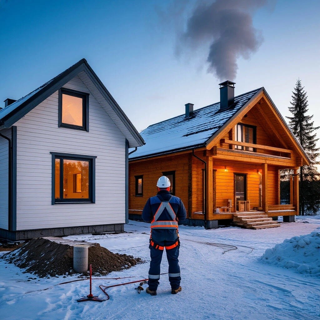 Дом — не коробка, а система. Выбрали каркас? Не экономьте на вентзазоре. Газоблок? Армируйте каждый 4-й ряд. Брус? Контролируйте влажность древесины — не верьте на слово!