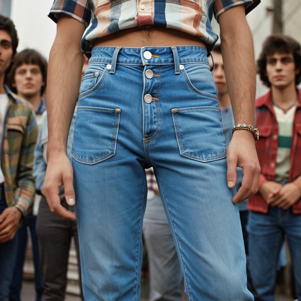 В модных джинсах мальчишки чувствовали себя настоящими пацанами!