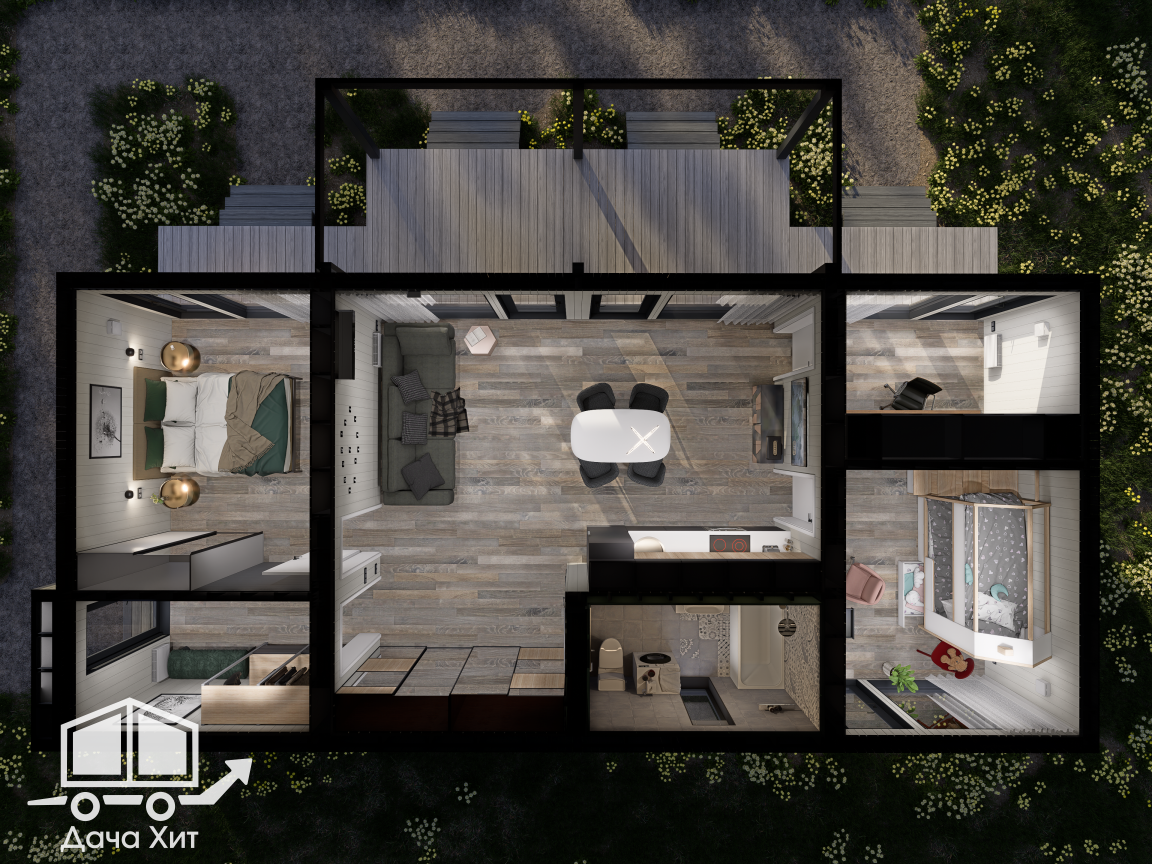 Дача Хит модульный дом