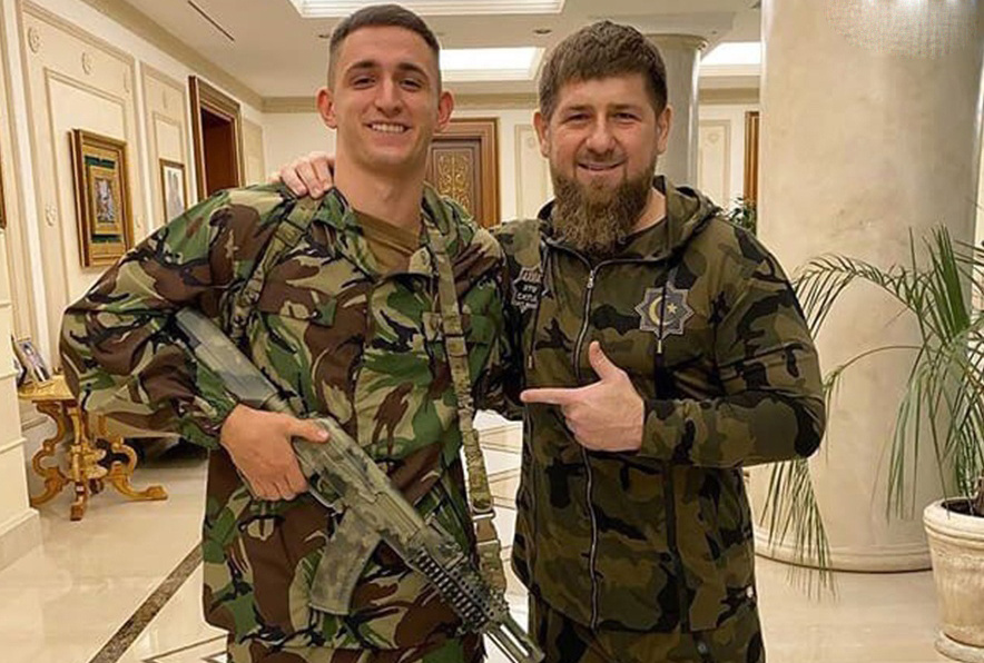   Блогер-миллионник Литвин в гостях у Рамзана Кадырова. Фото: соцсети