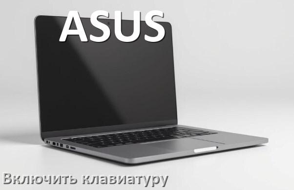 
Как в ноутбуке ASUS включить клавиатуру с цифрами справа