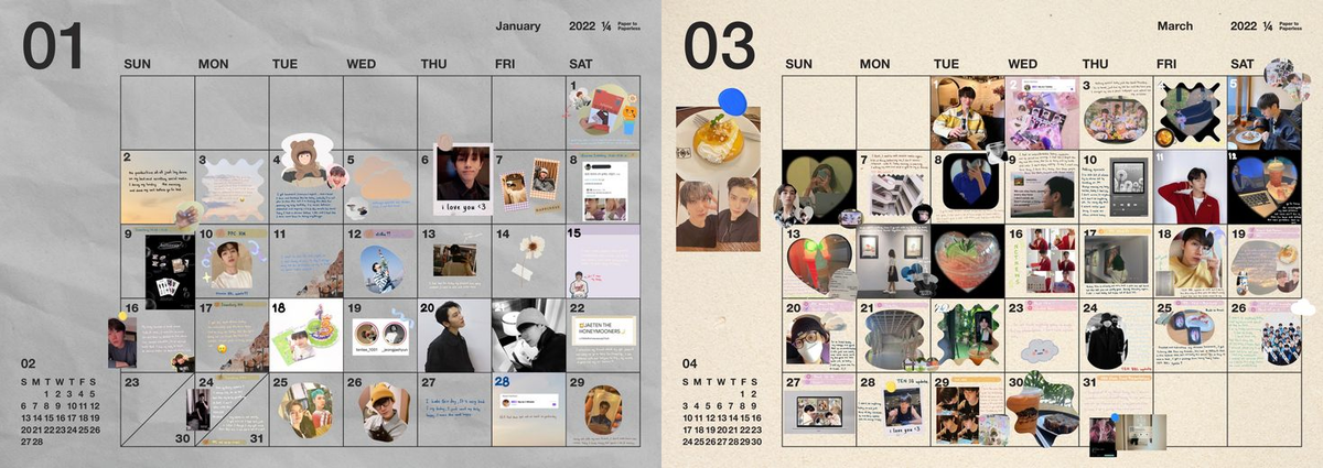 Визуальные дневники - примеры взяты из Pinterest