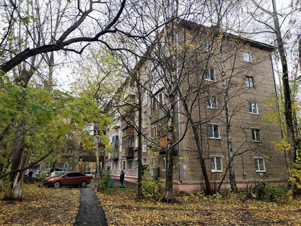 Хрущёвка из силикатного кирпича в Перми