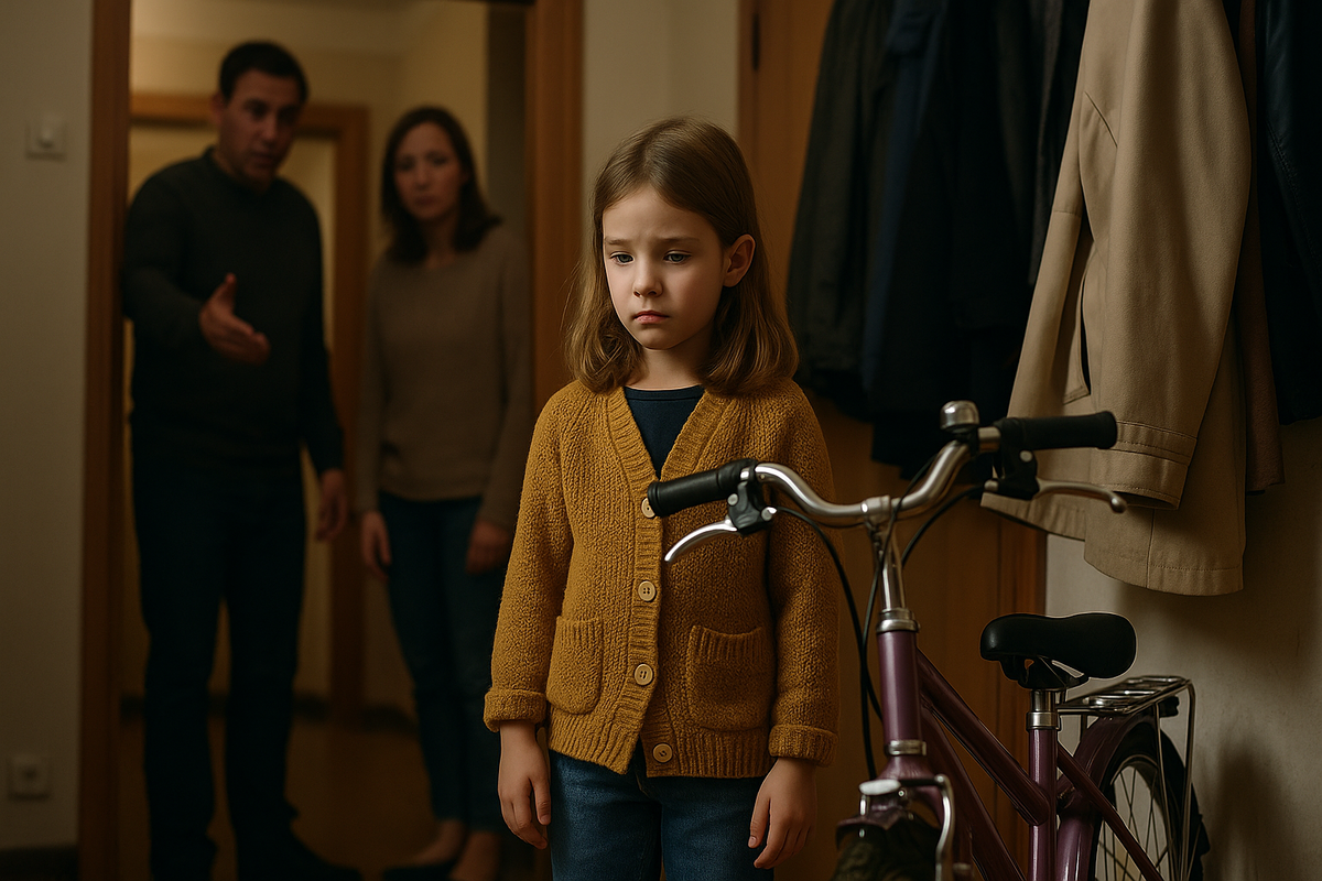 И вот однажды в прихожей появился велосипед