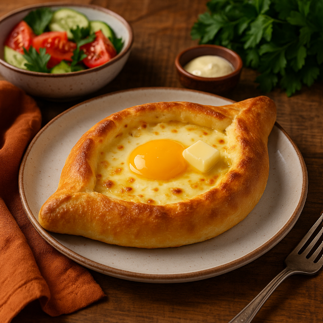 Хачапури по-аджарски в духовке рецепты от Дарики