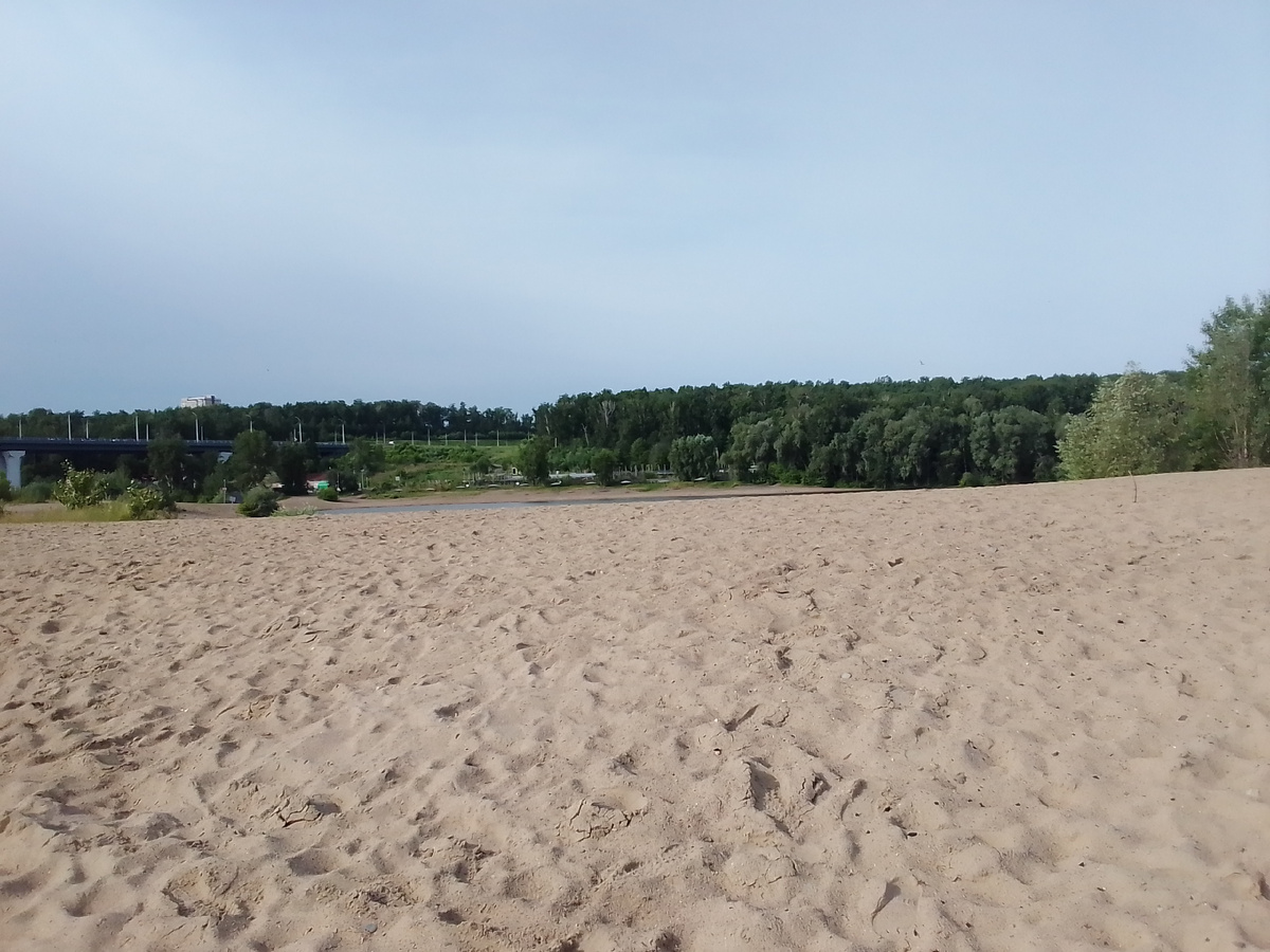 Пляж Бугринский.