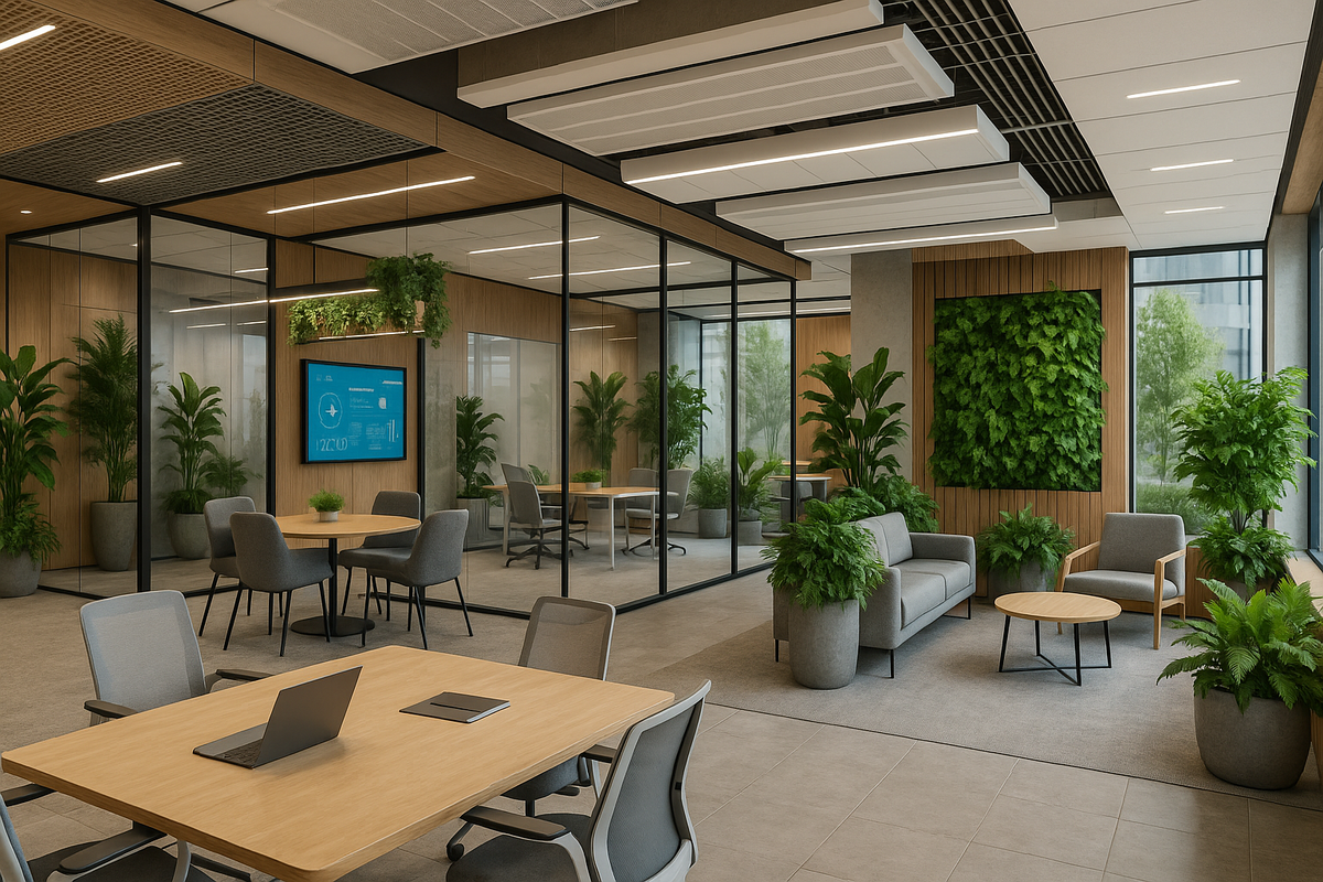 Тренды в дизайне офисов - Потолочные Решения 