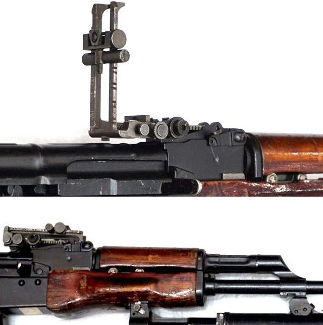 Складной прицел для стрельбы из гранатомета