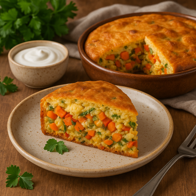 Заливной пирог с овощами в духовке рецепты от Дарики