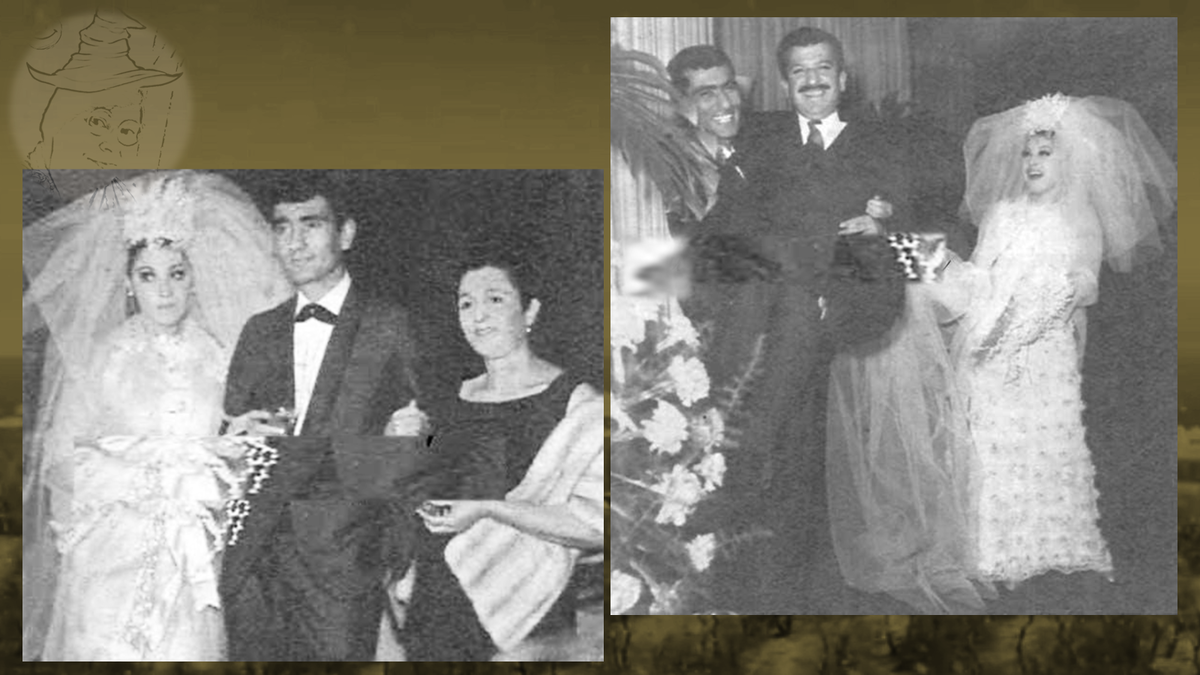 Небахат, Йылмаз и мать невесты. Второе фото - Йылмаз после регистрации в шутку взял на руки своего друга Абуррахмана Кесинера