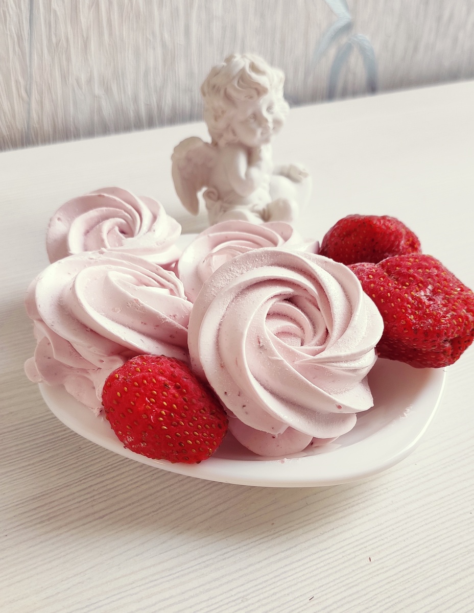 Натуральный клубничный зефир