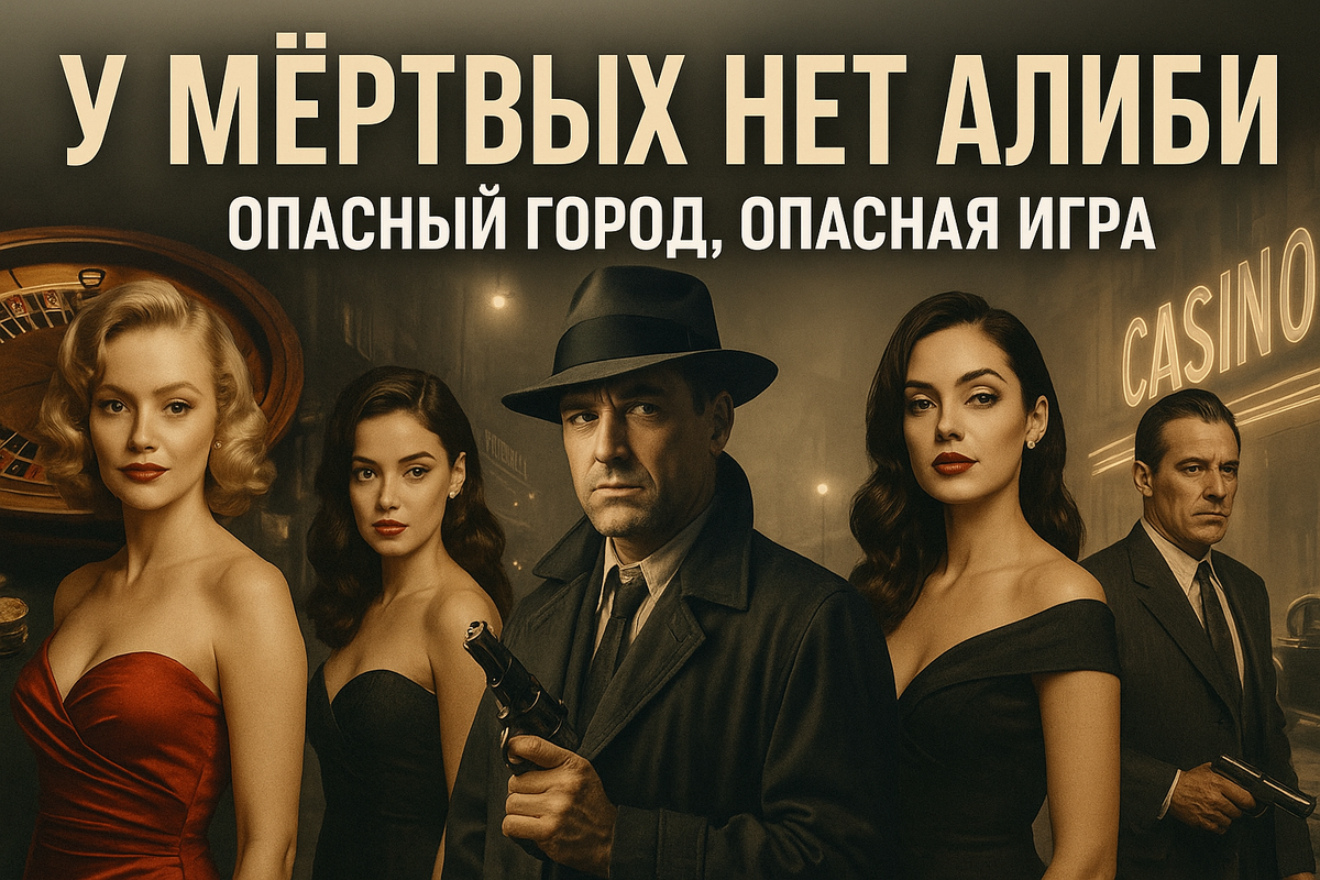 У мёртвых нет алиби | Криминальный нуар | в стиле Джеймса Хэдли Чейза