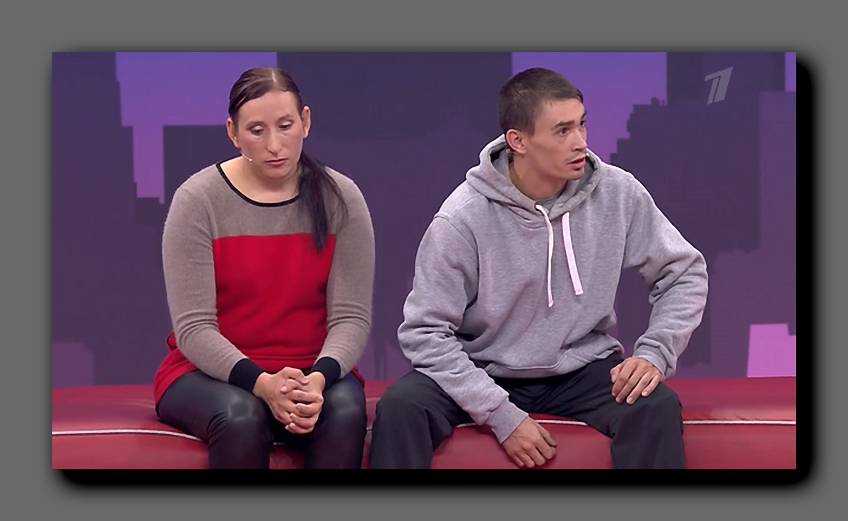Анастасия и Александр Севрюковы. Стоп-кадр ток-шоу «Мужское/Женское» 