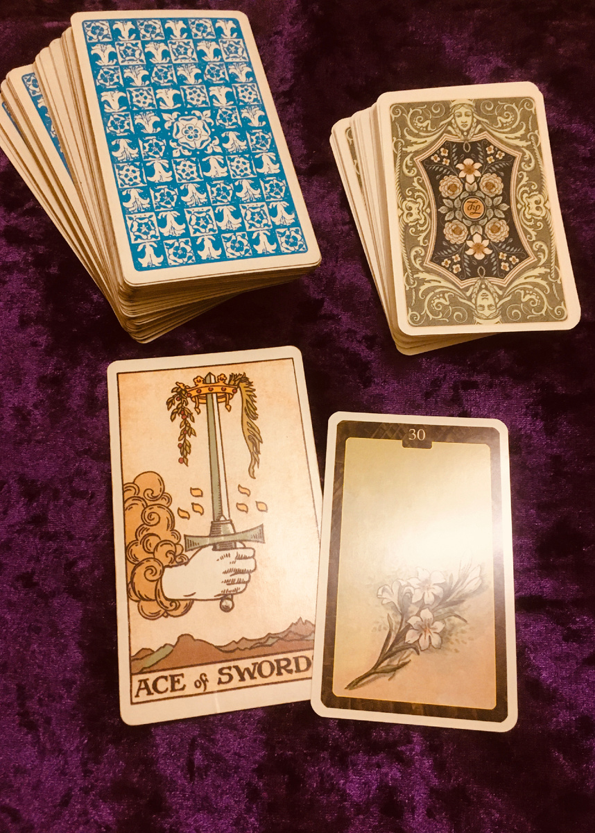 Фото автора. 1 вариант расклада 