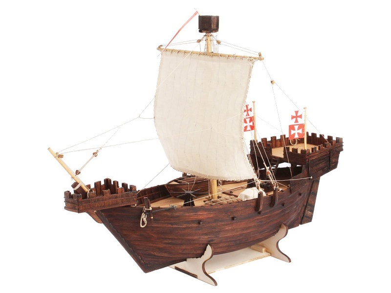 Когг или Коч с округлыми как "кочан" бортами, чтобы выталкивать корабль изо льдов