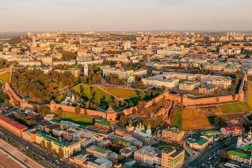 Нижний Новгород. Вид сверху.