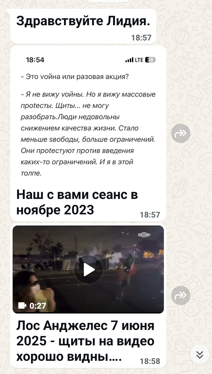 Скриншот переписки с Иваном