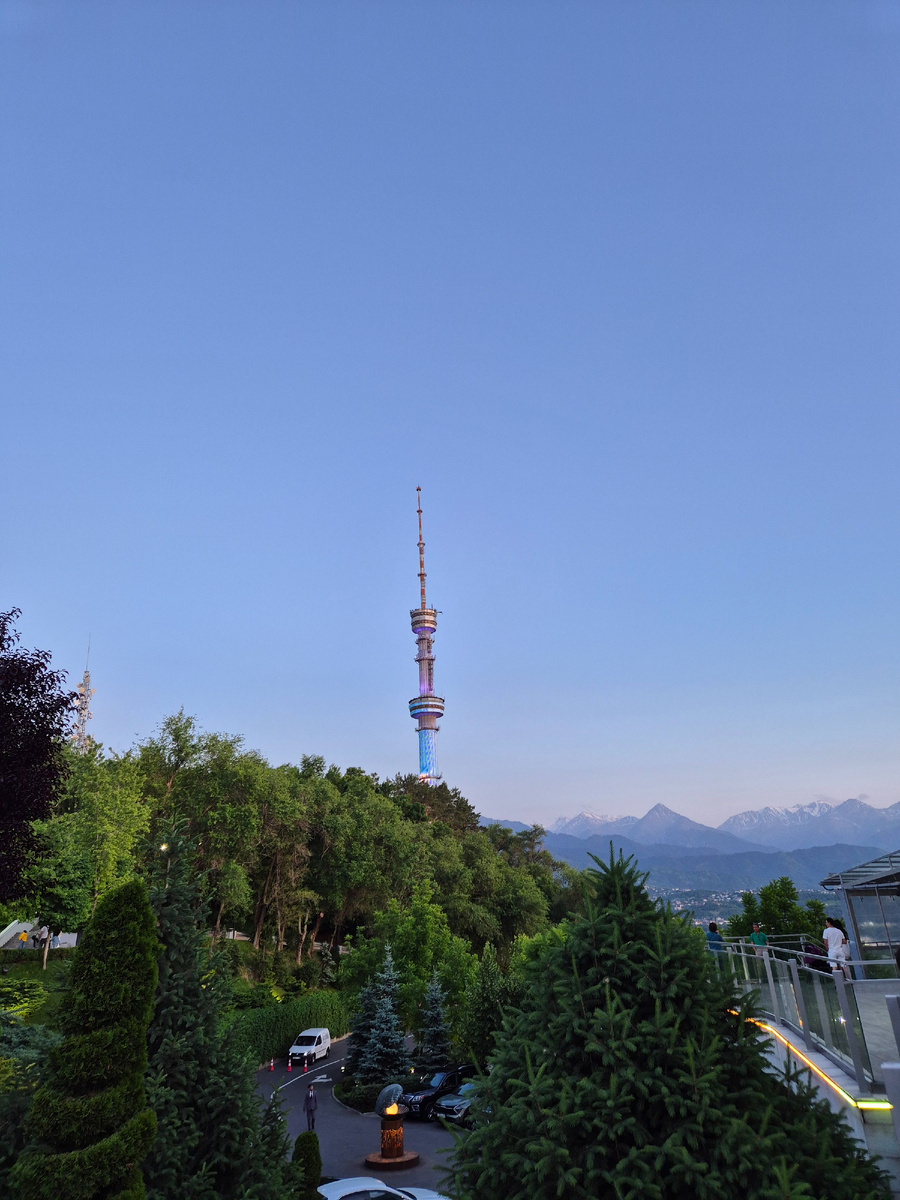 Вид из парка на Кок-Тобе