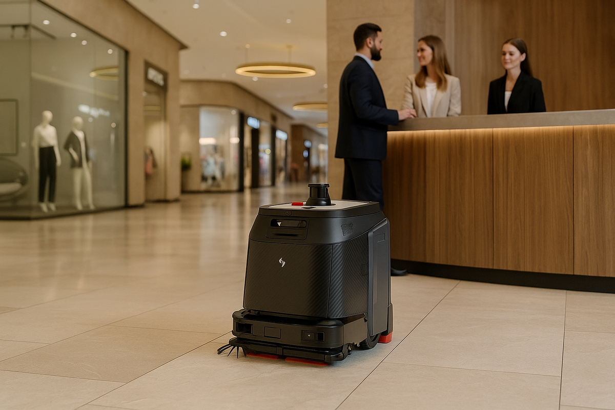 Инновационный робот-уборщик Gausium Phantas