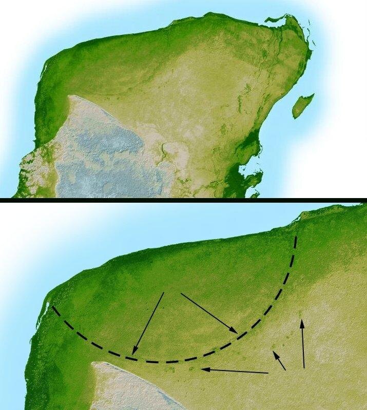Чиксулуб (также встречается название Чикшулуб) — древний ударный кратер, расположенный на полуострове Юкатан в Мексике и входящий в список крупнейших кратеров на Земле. 