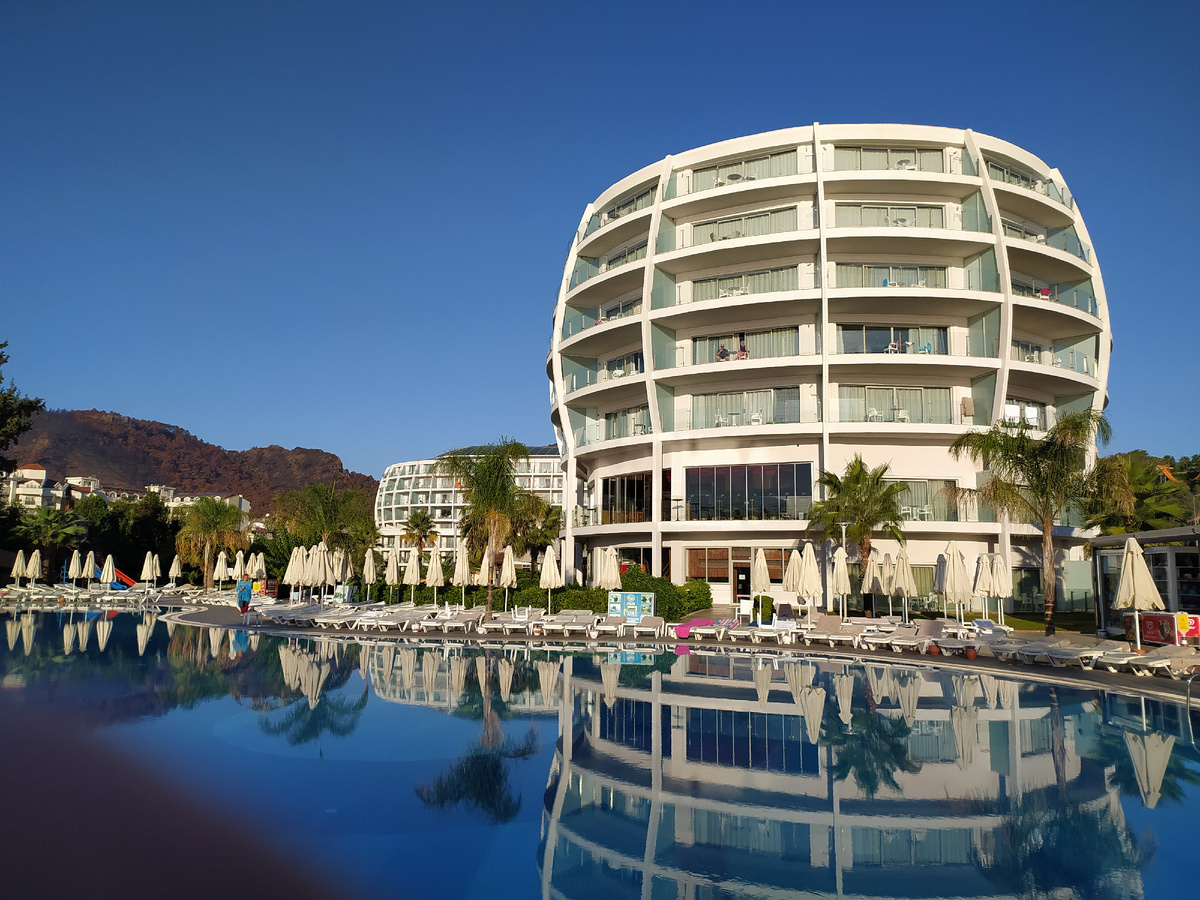 вид на отель