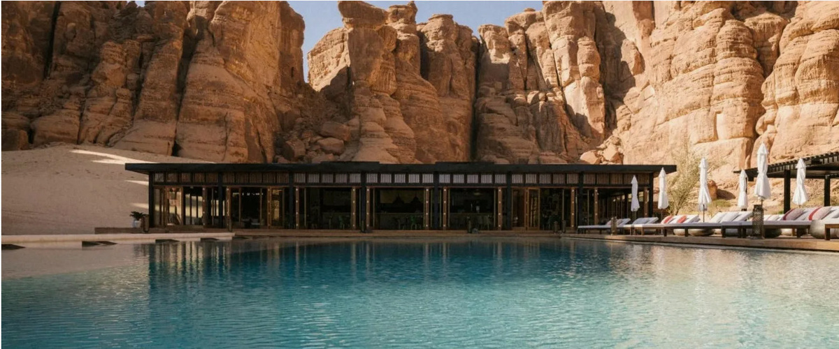 На территории отеля 5* в Аль-Уле (фото из общего доступа)