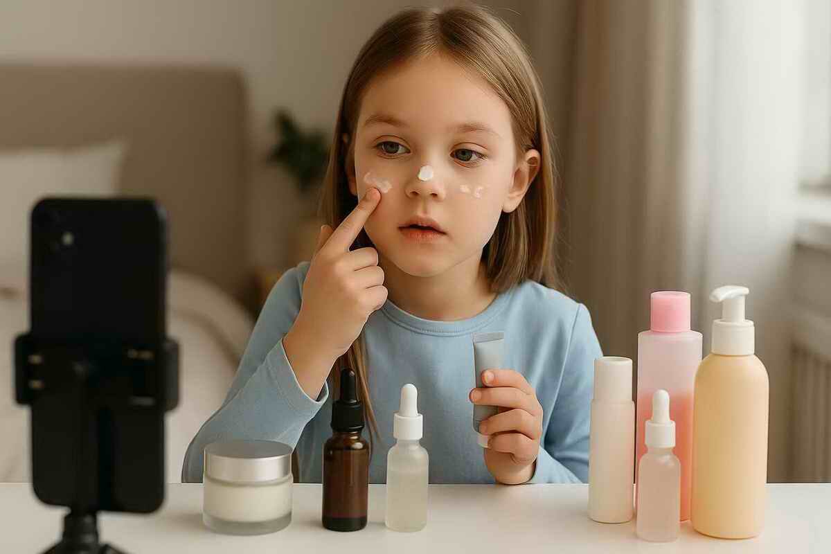 TikTok и уход за кожей у детей | риск аллергий и раздражений