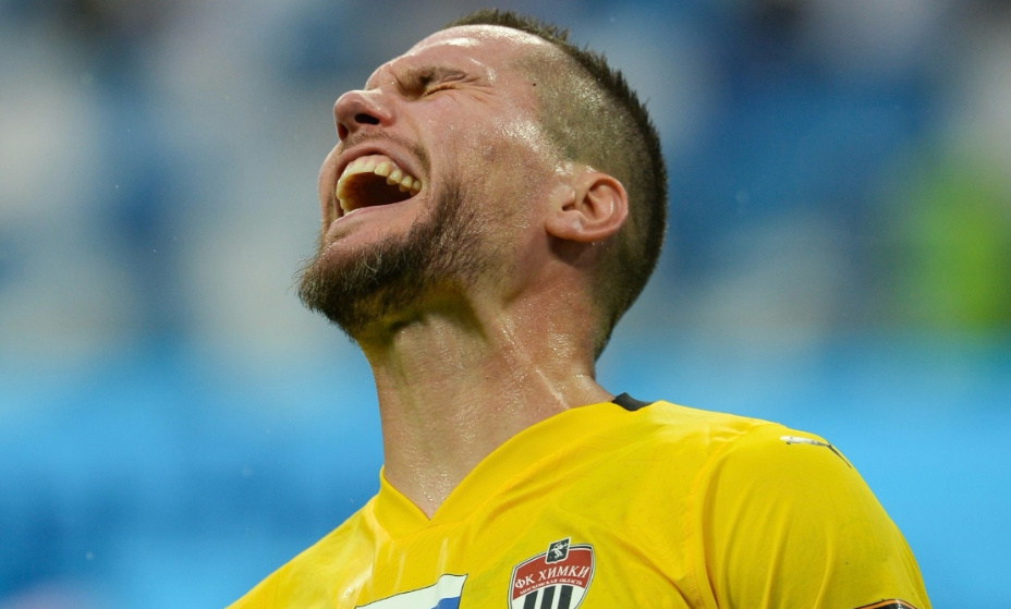    Заболотный не смог забить "Крыльям" в первом тайме. Фото: ФК "Химки"