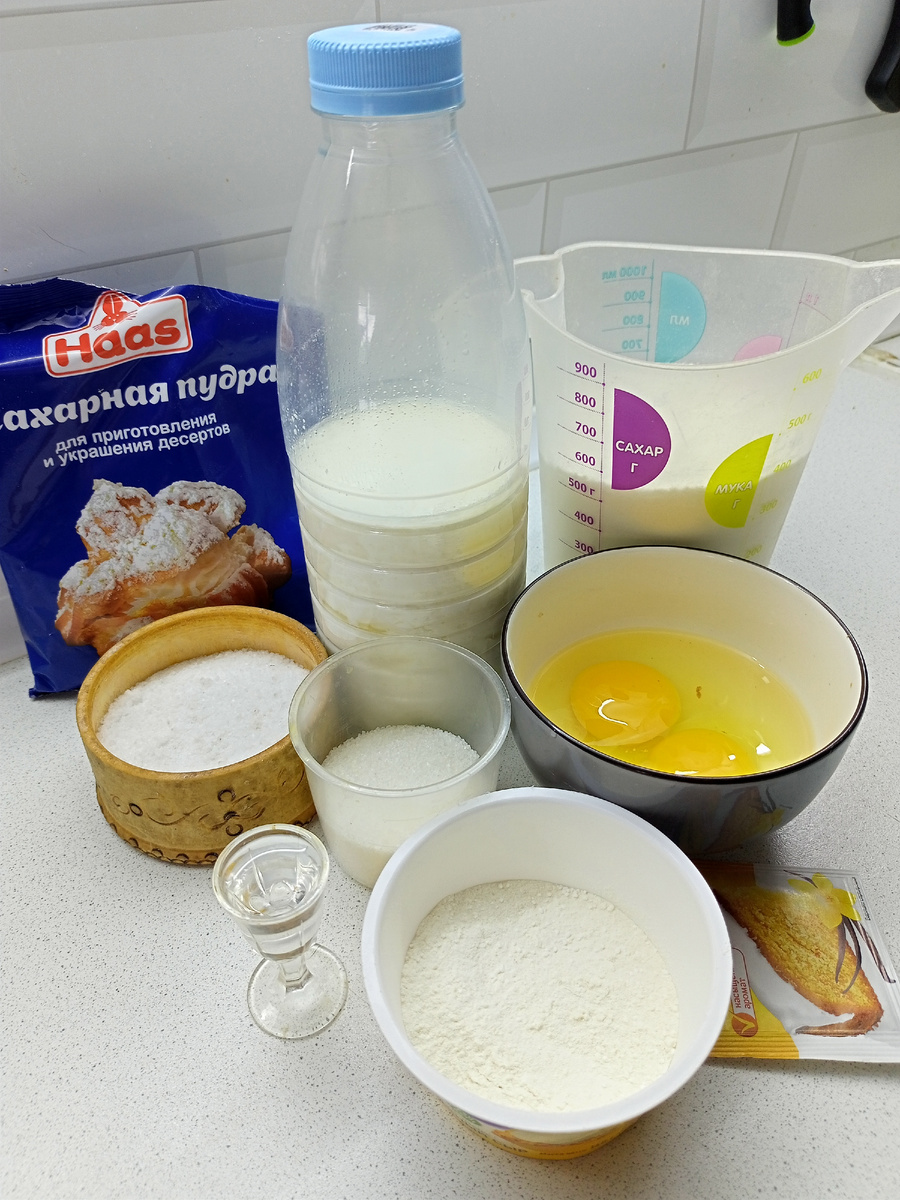 Всё, что нужно для пончиков 