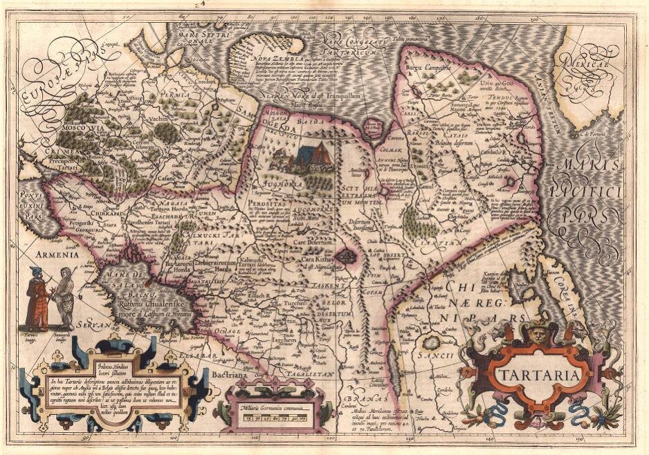«Карта Тартарии Ortelius, 1601»