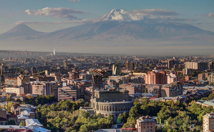    Mount Ararat over Yerevan in October Anush - Test