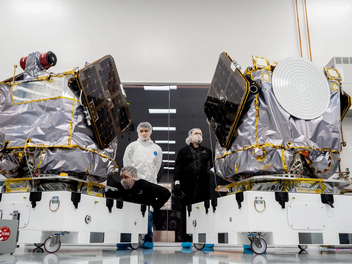 Зонд ESCAPADE. Фото: Rocket Lab  📷
