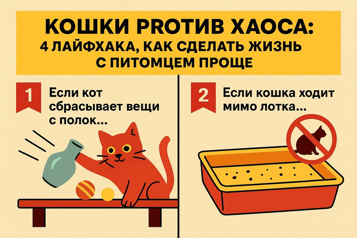 4 гениальных лайфхака для кошек, которые упростят жизнь каждому хозяину