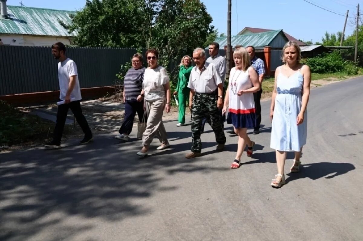    В Рязани по программе «Окраины» починили улицу Полиграфистов