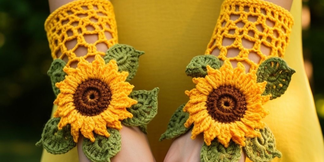 Подсолнухи в вязании: символика, стиль и идеи для вдохновения