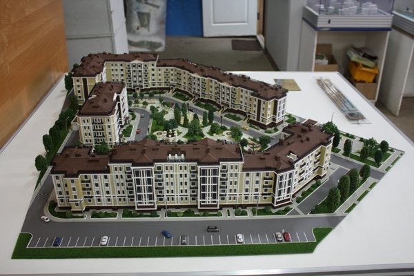 Изготовление архитектурных макетов Жилых комплекслв домов. ЖК