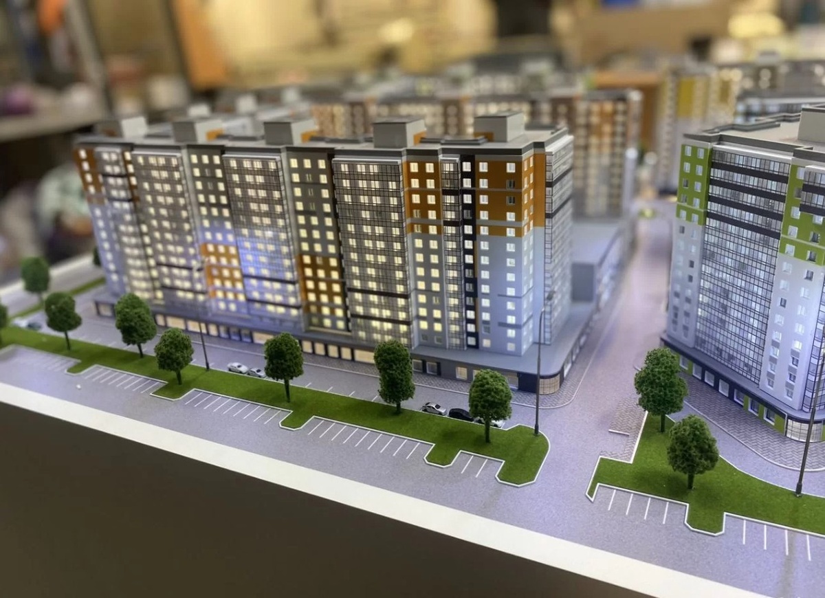 Изготовление архитектурных макетов Жилых комплекслв домов. ЖК