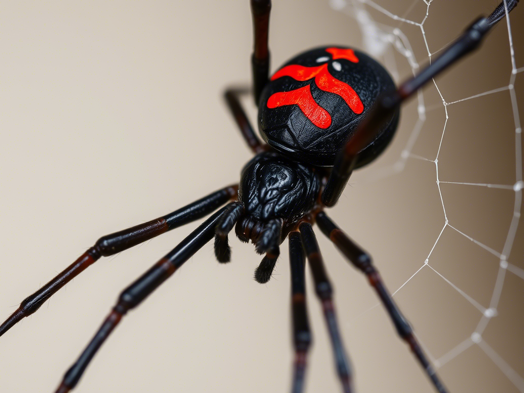 Опасный паук - чёрная вдова